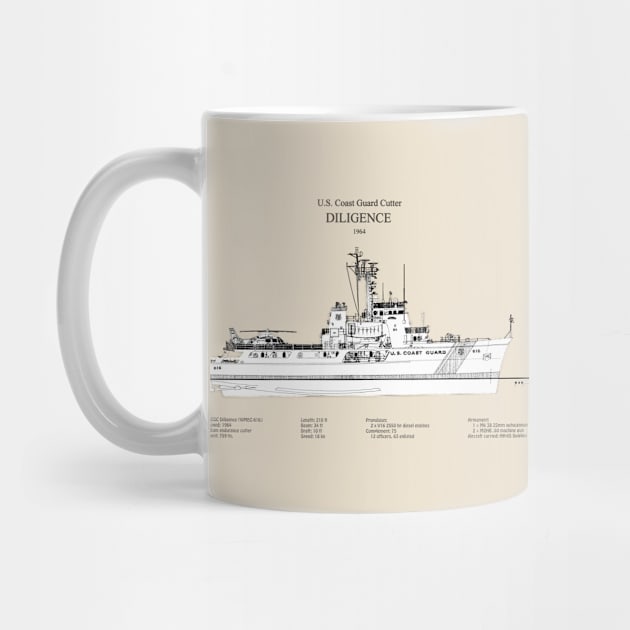 Diligence wmec-616 United States Coast Guard Cutter - SBDpng by SPJE Illustration Photography